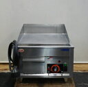 【中古】2016年製 マルゼン 電気 グリドル MEG-046 3相200V 3kw W45D60H30(+10)cm 鉄板W39D46cm 厚20mm 重量5...