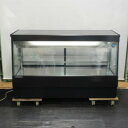 【中古】(個人宛配送不可)(条件付配送)2017年製 ホシザキ HKD-4B1 恒湿ディスプレイ ケース 照明付 W1195D477H730mm 棚1段 冷蔵ショーケース 85kg(3)