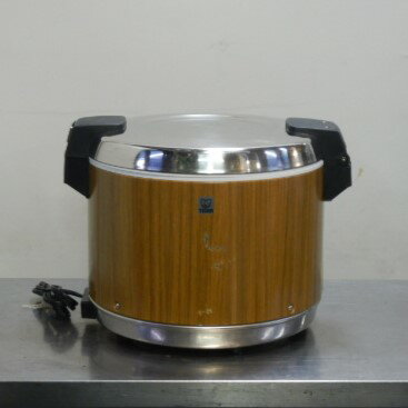 【中古】2022年製 タイガー 電子 保温 ジャー 木目 JHA-A541 100V 3升 5.4L W435D358H315mm 5.2kg JHA-5400