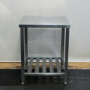 【中古】業務用 ステンレス 作業台 W60 D60 H80cm 厨房