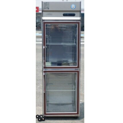 【中古】(動作音あり)(代引不可)2018年製 フクシマ UQN-060WM7 超鮮度 高湿庫 冷蔵 ショーケース W610D..