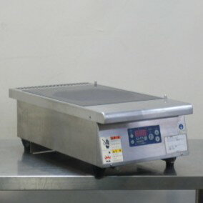 Rakuten - 【中古】2011年製 ニチワ MIR-3TN6SP 業務用 1口 IH コンロ W30D55H20cm 3相200V 3kw 電磁 調理機 卓上 鍋〜27cm フィルター欠品