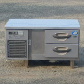 【中古】2020年製 パナソニック 冷蔵 低 ドロワー コールドテーブル SUR-DG961-2B1 W90D60H55cm 31L 10..