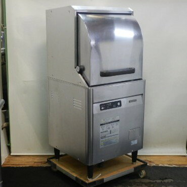 【中古】(代引不可)2014年製 ホシザキ JWE-450RUA3 食器洗浄機 3相200V W60D60H134cm 前 小型ドアタイ..