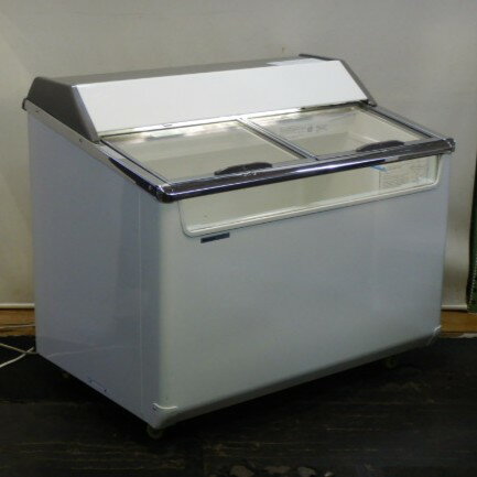 【中古】(代引不可)2020年製 パナソニック SCR-105DC ガラストップ 冷凍 ショーケース 191L W1054D714H..