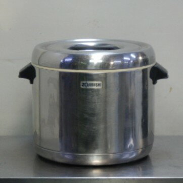 【中古】象印 電気を使わない ステンレス 保温 ジャー RDS-600 3升 6L W460D380H340mm へこみあり 電気不要 JFM-570P アウトドア
