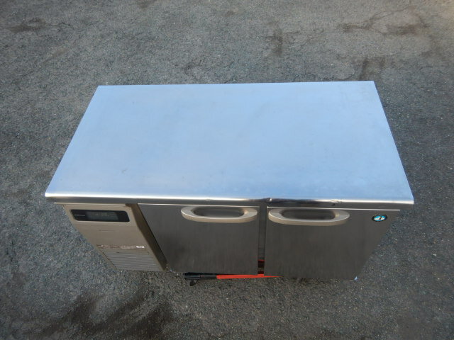 【中古】2021年製 ホシザキ 冷蔵 コールドテーブル RT-120MNCG W120D60H80cm 243L 100V 62kg 台下 冷蔵庫 LED