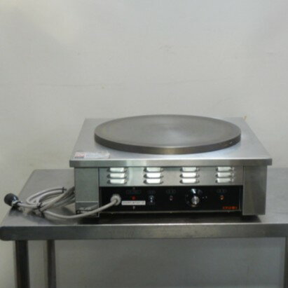 樂天商城 - 【中古】2015年製 エイシン クレープ 焼 器 EC-1000 100V 1700W W500D500H190mm 30kg 焼面 φ410mm ガレット
