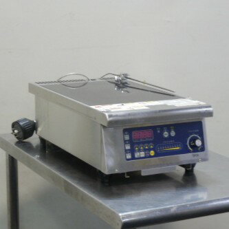 【中古】2024年製 ニチワ MIR-5T-NSP 業務用 1口 IH コンロ W30D55H19cm 3相200V 5kw 温度センサー付 電磁 調理機 鍋〜27cm