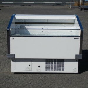 Rakuten - 【中古】(西濃営業所止)2017年製 サンデン PHO-R4GZ-C 平型 オープン 冷蔵 ショーケース 100V W120D88H91cm 160L 117kg -2〜18度