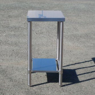 Rakuten - 【中古】業務用 ステンレス 作業台 W415 D650 H800mm 厨房 隙間 W42cm D65cm