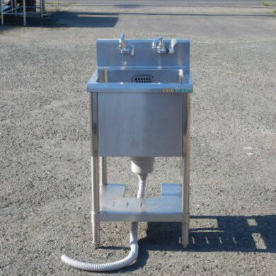 Rakuten - 【中古】タニコー 業務用 SUS304ステンレス 1槽 シンク W500 D600 H830(+150)mm 厨房 槽内寸W42D45深27cm W50D60H83(+15)cm TA-1S-45