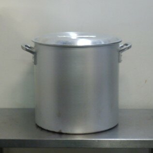 Rakuten - 【中古】業務用 アルミ 寸胴鍋 39cm 外寸Wφ416H393mm 4.96kg 45L ラーメン スープ 取っ手58mm