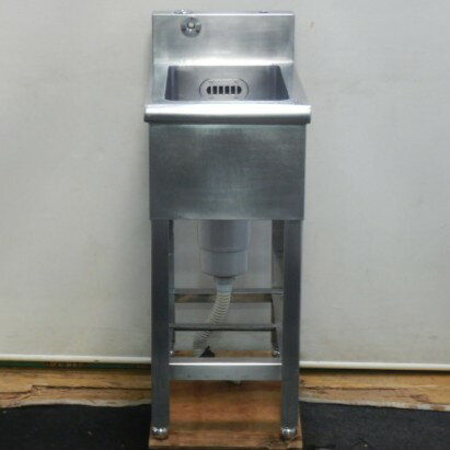 樂天商城 - 【中古】業務用 ステンレス 1槽 シンク W350 D600 H800(+115)mm 厨房 槽内寸W27D45深24cm 小型 手洗い 流し W35D60H80cm