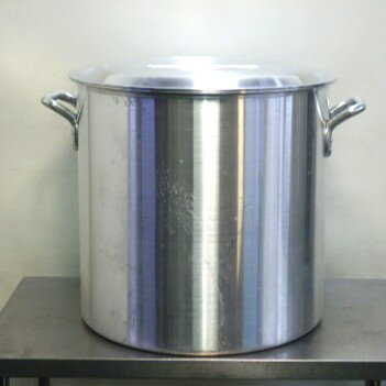 樂天商城 - 【中古】業務用 アルミ 寸胴鍋 51cm 外寸Wφ545H510mm 厚4mm 11kg 100L ラーメン スープ 510mm 取っ手7.3cm