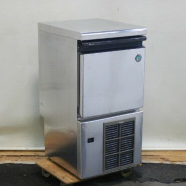 【中古】(天板さび)2007年製 ホシザキ IM-25M 全自動製氷機 キューブ アイス W40D45H80cm 100V 34kg