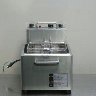 【中古】2015年製 エイシン TBEF-7 100V 1450W 7L 電気 卓上 フライヤー W270D380H330mm バスケット付