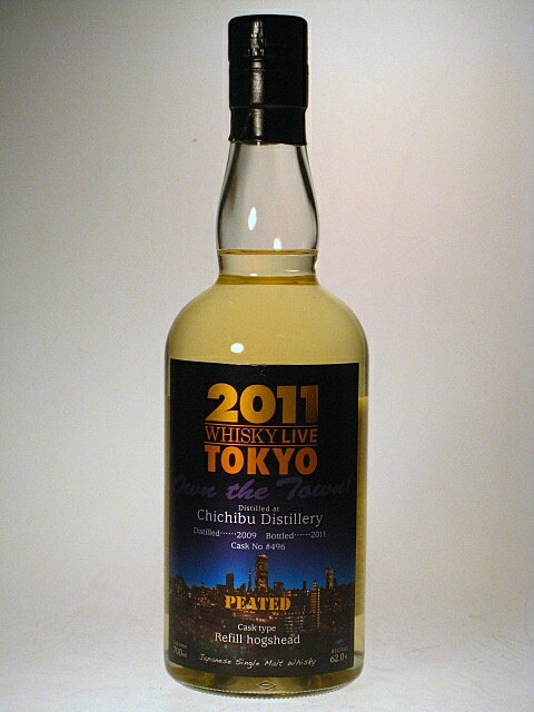 秩父　2009　ピーテッド　62.0％　700ml　ウイスキーマガジンライブCHICHIBU 2009 Peated 62.0% 70cl Whisky Magazine Live2011 Official Commemorative Bottle