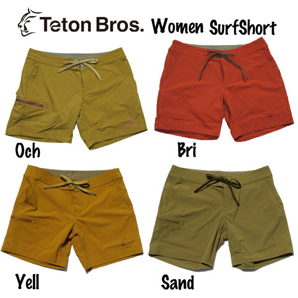 Teton Bros（ティートンブロス）サーフトランクス /TRUNK /レディース/ボードショーツ/4カラー