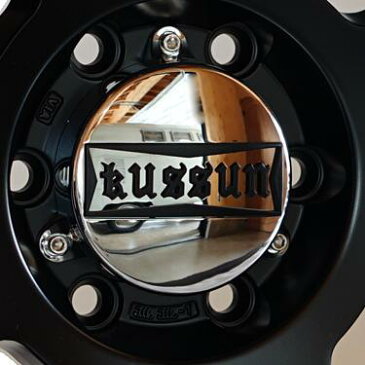 KUSSUN WHEELS DAYTONA アルミホイール センターキャップ KW01-02 KW01-05 マットブラック スパッタリングメッキ