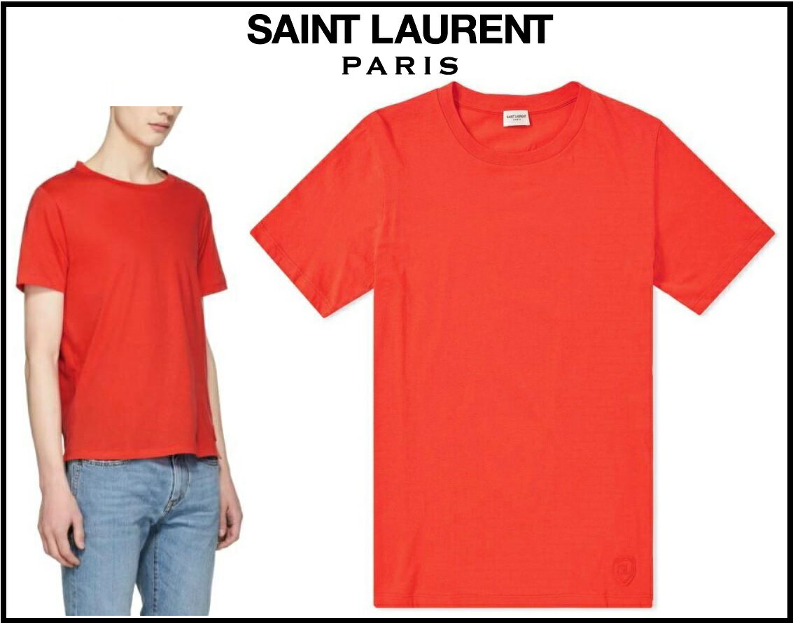 楽天市場】saint laurent paris（カラーレッド）（Tシャツ