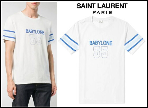 ●【サンローラン】◆XS◆BABYLONE55デストロイドTシャツ(株)ケリング【送料無料】 ●【サンローラン】◆XS◆BABYLONE55デストロイドTシャツ(株)ケリング【送料無料】