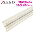 本日5%OFF LED蛍光灯 10台セット 2灯式 蛍光器具 40w型 120cm 照明器具 送料無料 直管 直管型 グロー式工事不要 昼光色 LEDライト 蛍光灯 省エネ