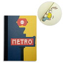 PAPIER TIGRE パピエティグル A5サイズノートブック「PANNEAU METRO」 NBA117【メール便利用可能】 [ ドット方眼 おしゃれ かわ...