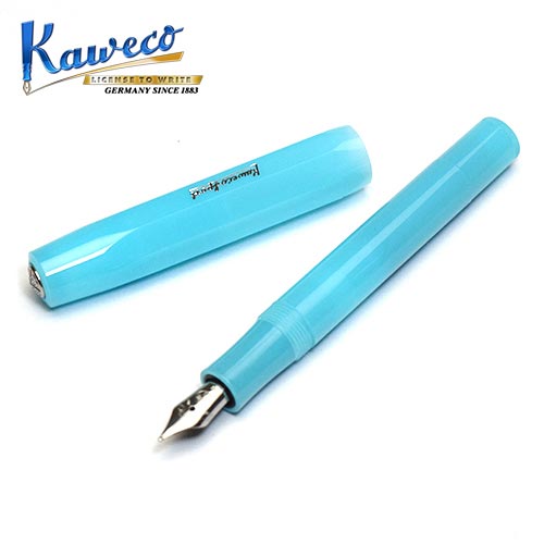 楽天フライハイトカヴェコ 万年筆 フロステッドスポーツ / ライトブルーベリー Kaweco Frosted Sport Fountain Pen - Light Blueberry [輸入 文具 珍しい 文房具 の店 フライハイト Freiheit]