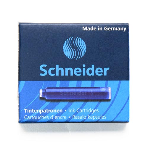 Schneider シュナイダー インクカートリッジ（6本入り） ブルー 6603　