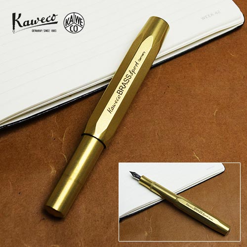 筆記具, 万年筆  Kaweco Brass Sport Fountain Pen 