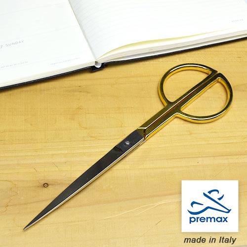 楽天フライハイトプレマックス クラシック はさみ （紙用） ― ゴールド Premax Classic Scissors - GOLD [輸入 文具 珍しい 文房具 の店 フライハイト Freiheit]