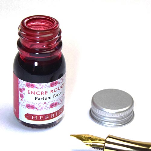 HERBIN エルバン 香り付きインク　[10ml] 【メール便利用可能】 [ 万年筆 つけペン ガラスペン ボトル インク おしゃれ フランス 海外 ブランド ギフト プレゼント 文房具 文具 ] auc-cocoena-10004269 フライハイト サンプル画像2