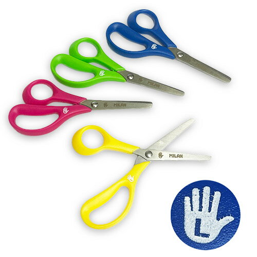 MILAN ミラン 左利き用ハサミ【メール便利用可能】 [ レフティ 左利き はさみ 文房具 スペイン コンパクト ミニサイズ 子供 収納 MLN1439620...