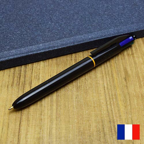 BiC ビック 4色ボールペン プロ (黒軸 1.0mm) おしゃれ プレゼント ギフト ステーショナリー 輸入 文具 珍しい 文房具 の店 フライハイト Fr...