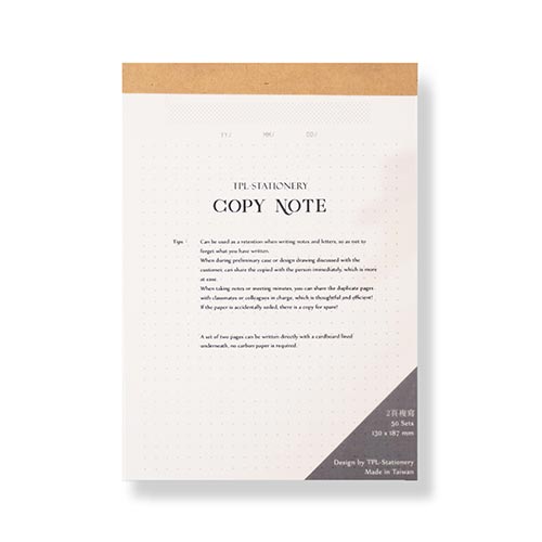 TPL コピーノート 複写式 ドットメモ PW006【メール便利用可能】 [ カーボンレス ノンカーボン コピー ノート メモ おしゃれ 便利 海外 輸入 文房具 文具 ]