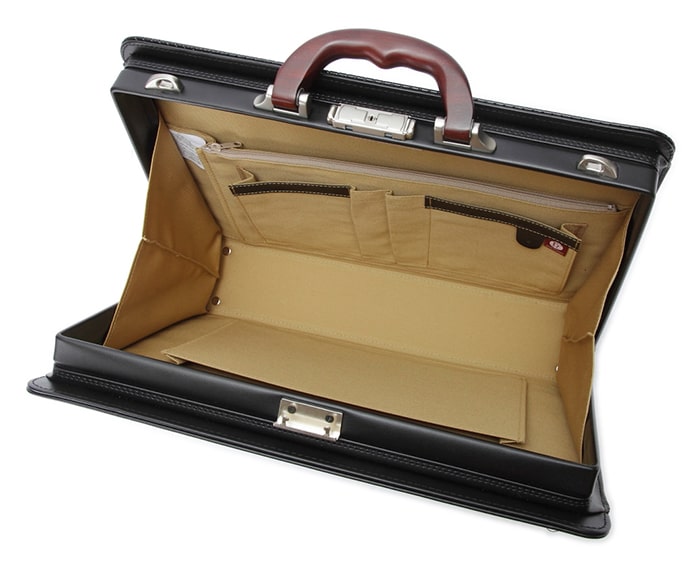 [ポイント5倍]ダレスバッグ メンズ ダレスバック ビジネスバッグ ブリーフケース ビジネスバック B4 A4 日本製 豊岡製鞄 男性用 通勤用 黒 42cm