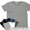 カットソー メンズ 半袖 Uネック Tシャツ 無地 ティシャツ ラウンドネック 基本 スリムフィット 着心地抜群 合わせやすい ベーシック 6色　M相当