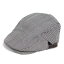 ハンチング帽 ヒッコリー デニム 生地 ストライプ柄 Flatcap メンズ レディース ハンチング キャップ 帽子 サイズ 58.5cm サイドベルト付き 調整可能