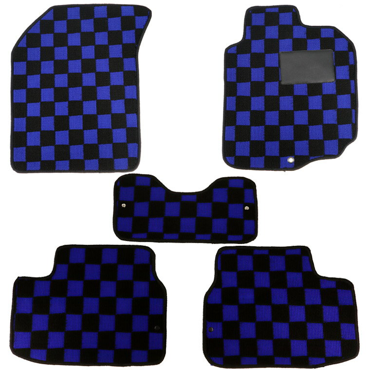 スズキ スイフトスポーツ ZC31S MT車 【024】 チェック柄フロアマット フロアマット カーマット チェック柄 全席分 アウトレット 訳あり SALE