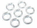 SILVER925 丸カン 太さ 1mm×サイズ 6mm【3コ販売】▽ シルバー925 パーツ アクセサリー クラフト 金具 USA製 925銀 スターリングシ...