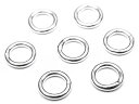 SILVER925 リング 太さ 0.7mm×サイズ 4mm【4コ販売】▽ シルバー925 パーツ アクセサリー クラフト 金具 USA製 925銀 スターリン...