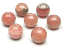 アルゼンチン産 インカローズ 丸玉 10mm No.5▽ ロードクロサイト 菱マンガン鉱 Incarose Rhodochrosite ラウンド 丸ビーズ 粒売り 天然石 ビーズ パワーストーン パーツ アクセサリー 素材 材料