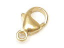 14KGF カニカン 13mm No.1【1コ販売】▽ パーツ アクセサリー クラフト 金具 USA製 14Kゴールドフィルド 14金ゴールドフィルド 14K ...