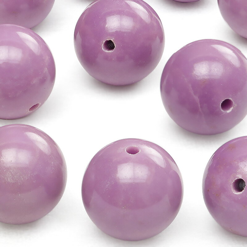 【粒販売】ペルー産 フォスフォシデライト 丸玉 12mm【2粒販売】▽ メタストレングス石 斜燐鉄鉱 Phosphosiderite ラウンド 丸ビーズ 粒売り...