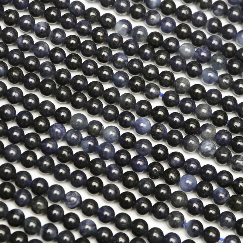 サファイア 丸玉 2mm【1連販売】▽ サファイア サファイヤ 蒼玉 Sapphire 9月の誕生石 コランダム ラウンド 丸ビーズ 極小 連売り 天然石 ビー...