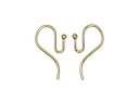 14KGF ピアスフック typeE【1ペア販売】▽ パーツ アクセサリー クラフト 金具 USA製 14Kゴールドフィルド 14金ゴールドフィルド 14K G...