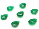 【粒販売】グリーンオニキス ペアシェイプカット 8~10mm【6粒販売】▽ グリーンメノウ グリーンアゲート 瑪瑙 Onyx Agate しずく 雫 粒売り 天然石 ビーズ パワーストーン パーツ アクセサリー 素材 材料