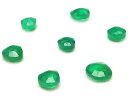 【粒販売】グリーンオニキス マロンカット 6~7mm【8粒販売】▽ グリーンメノウ グリーンアゲート 瑪瑙 Onyx Agate しずく 雫 粒売り 天然石 ビーズ パワーストーン パーツ アクセサリー 素材 材料