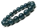 ブルーアパタイト 丸玉ブレス 11mm No.4【1点もの】▽ 燐灰石 Apatite ブレスレット 数珠 ラウンド 天然石 ビーズ パワーストーン パーツ ア...